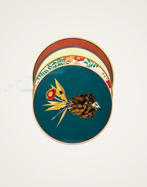 La DoubleJ Disk Placemats Set Of 4 La DoubleJ Disk Placemats Set Of 4 Flying Friends PMT0033CRK001FLF01MU03