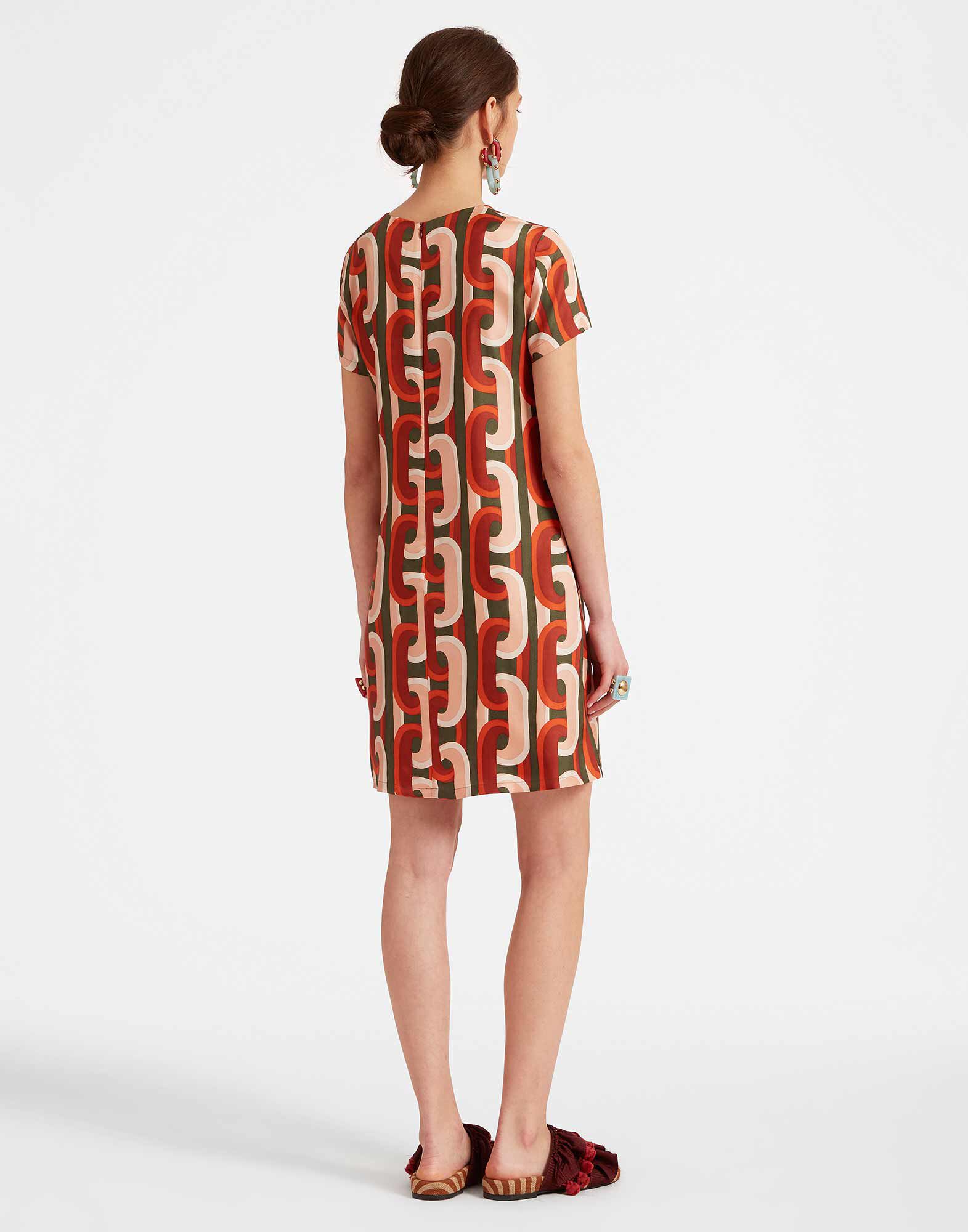 Mini Swing Dress in Prometheus Pale Pink for Women | La DoubleJ
