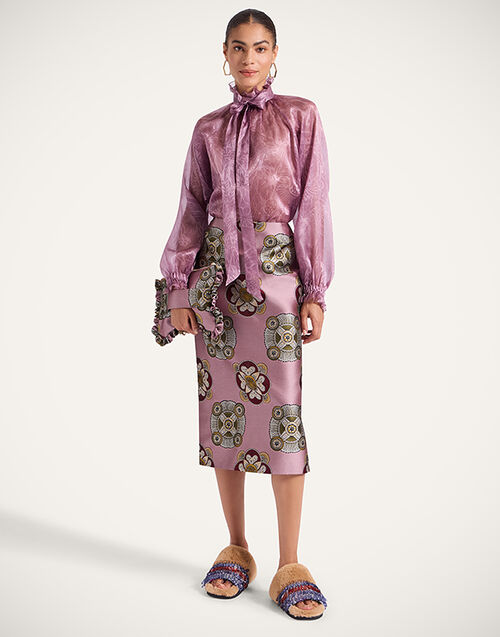 La DoubleJ Pencil Skirt Nucleus Dusty Pink SKI0011JCQ114NUC03PI10