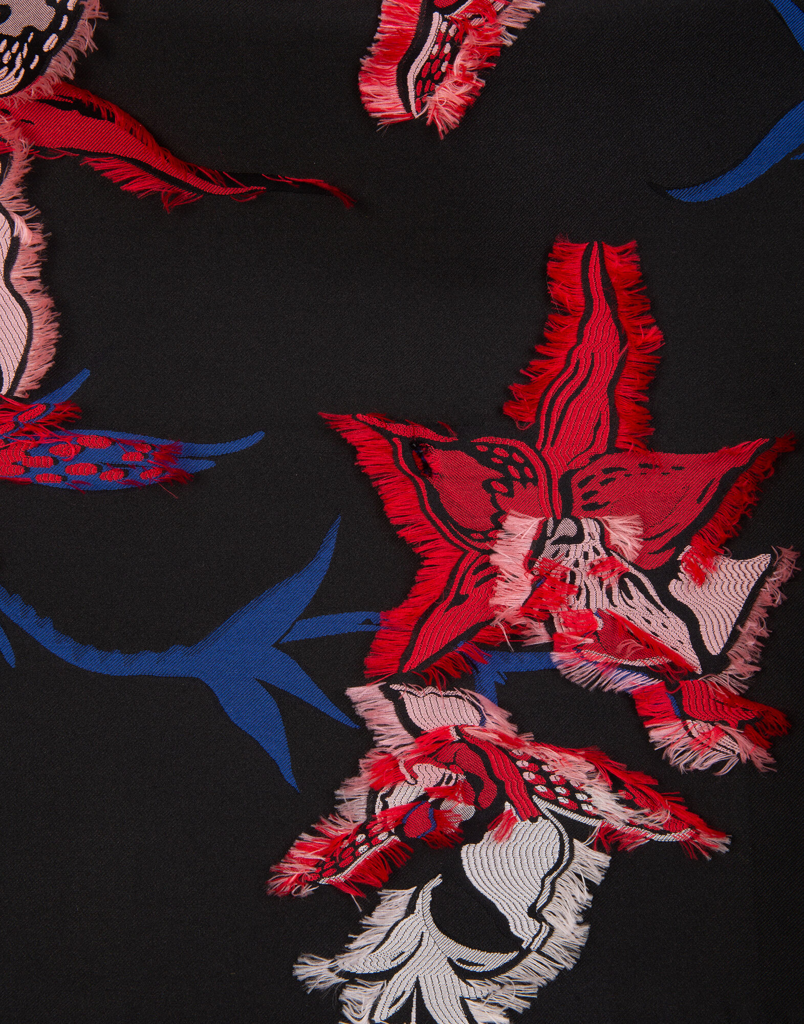 LaDoubleJ Oscar Skirt Orchidea Nero Multicolor SKI0026JAC012ORC0004