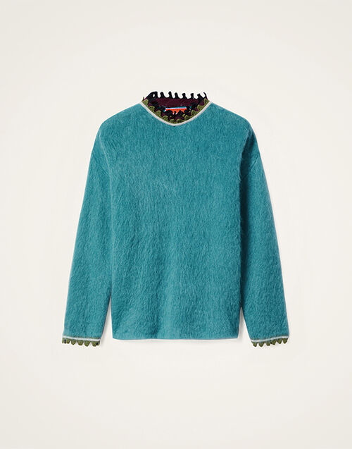 La DoubleJ Camden Jumper Solid Turquoise PUL0165KNI170SOLIDBU08
