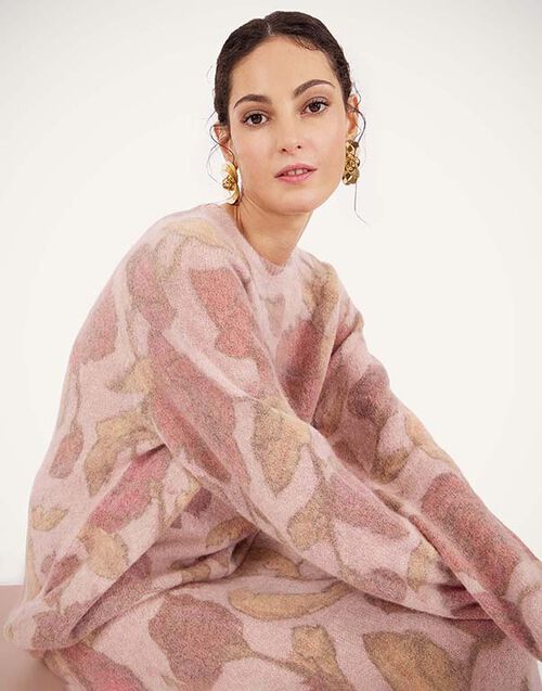 La DoubleJ All-In Sweater French Kiss Dusty Pink PUL0213KNI124VA419PI10