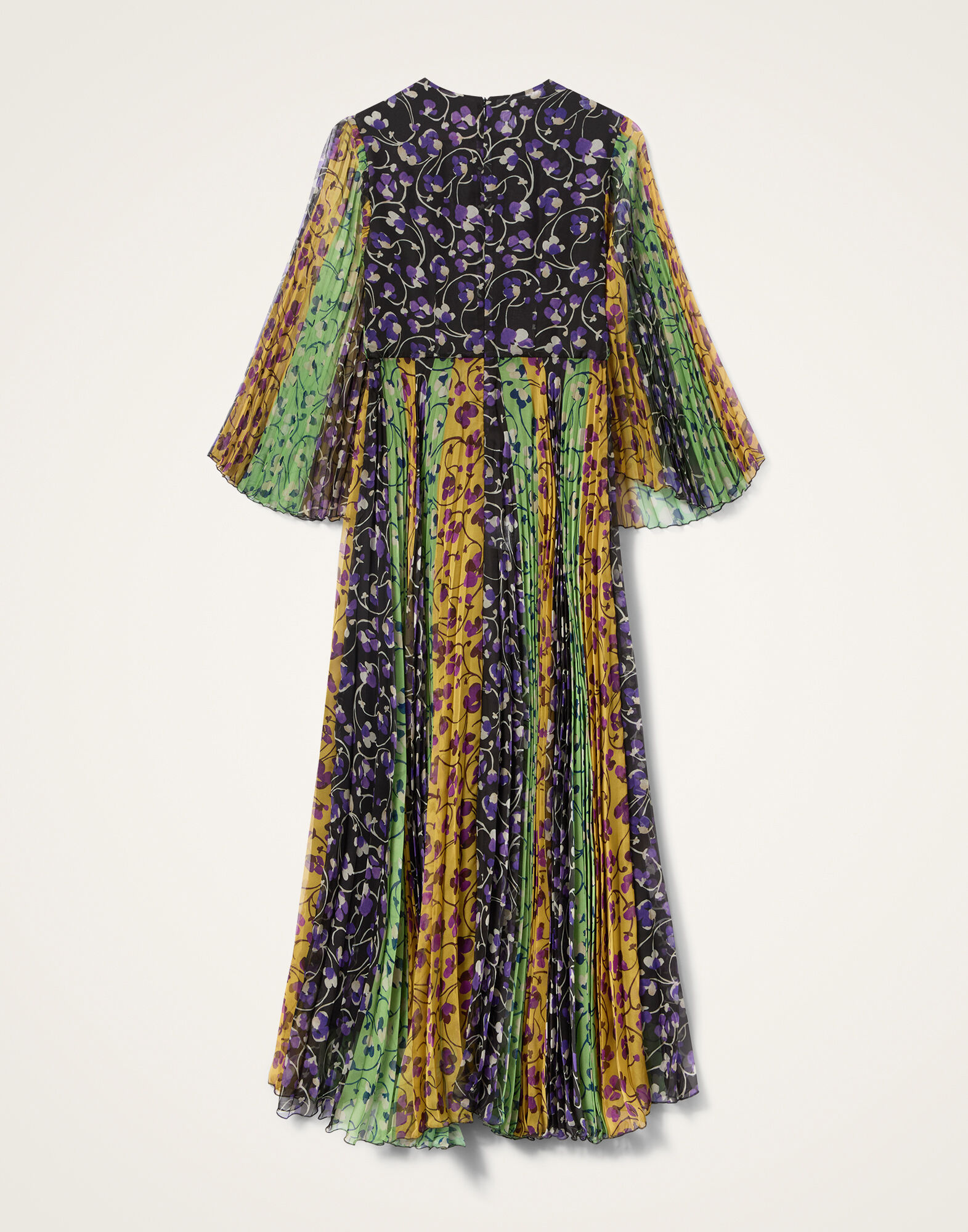 La DoubleJ The Angel Dress Honeysuckle Tricolor Plac&eacute;e Yellow DRE0805CHF004HNY04YE02