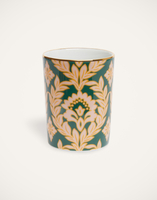 La DoubleJ Decorative Cup La DoubleJ Decorative Cup Green Garland VAS0008CER001GRL0005