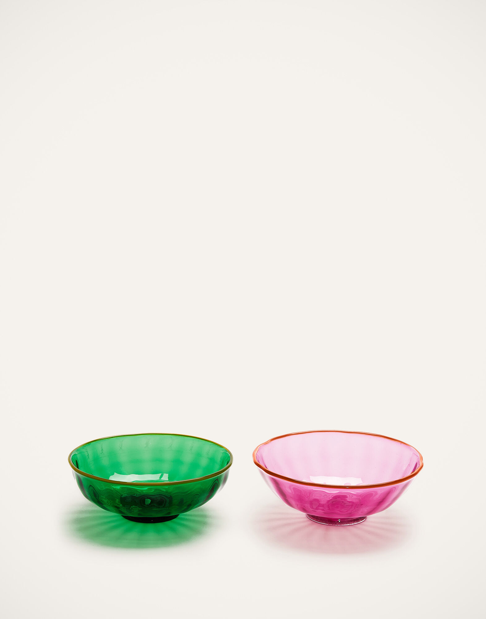 La DoubleJ Luxury Nut Bowl Set of 2 Verde/Rosa GLA0010MUR001ASS0003