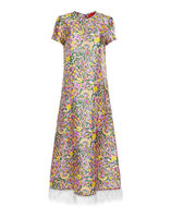 La DoubleJ Swing Dress &#40;With Feathers&#41;  DRE0316SIL001TRG0001