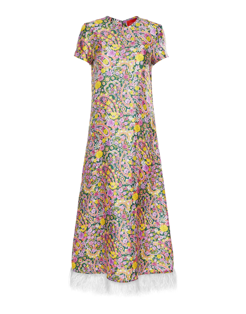 La DoubleJ Swing Dress (With Feathers) La DoubleJ Swing Dress (With Feathers) Tripping DRE0316SIL001TRG0001