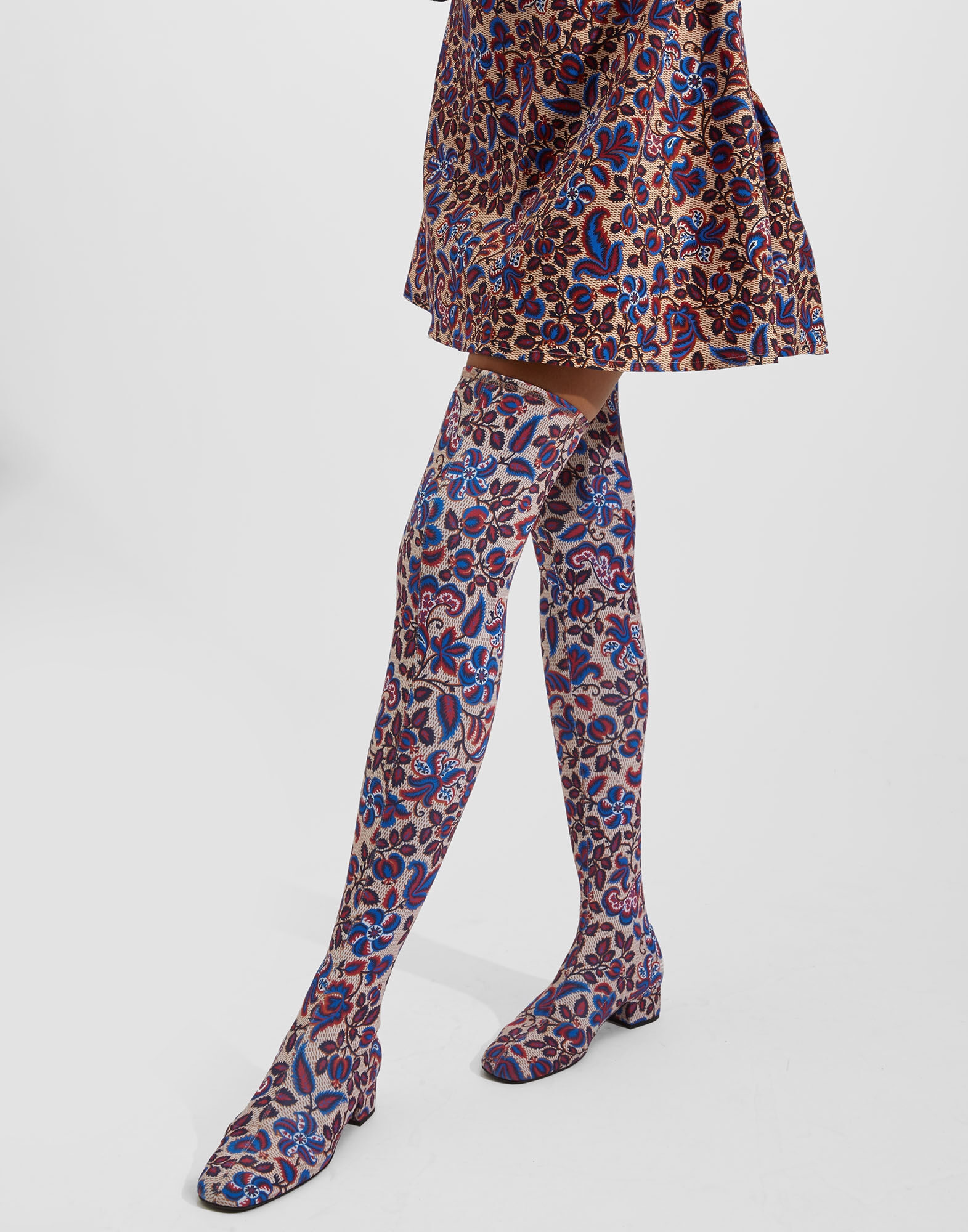 La DoubleJ High Boots Stretch Ortica SHO0031LYC005ORT0003