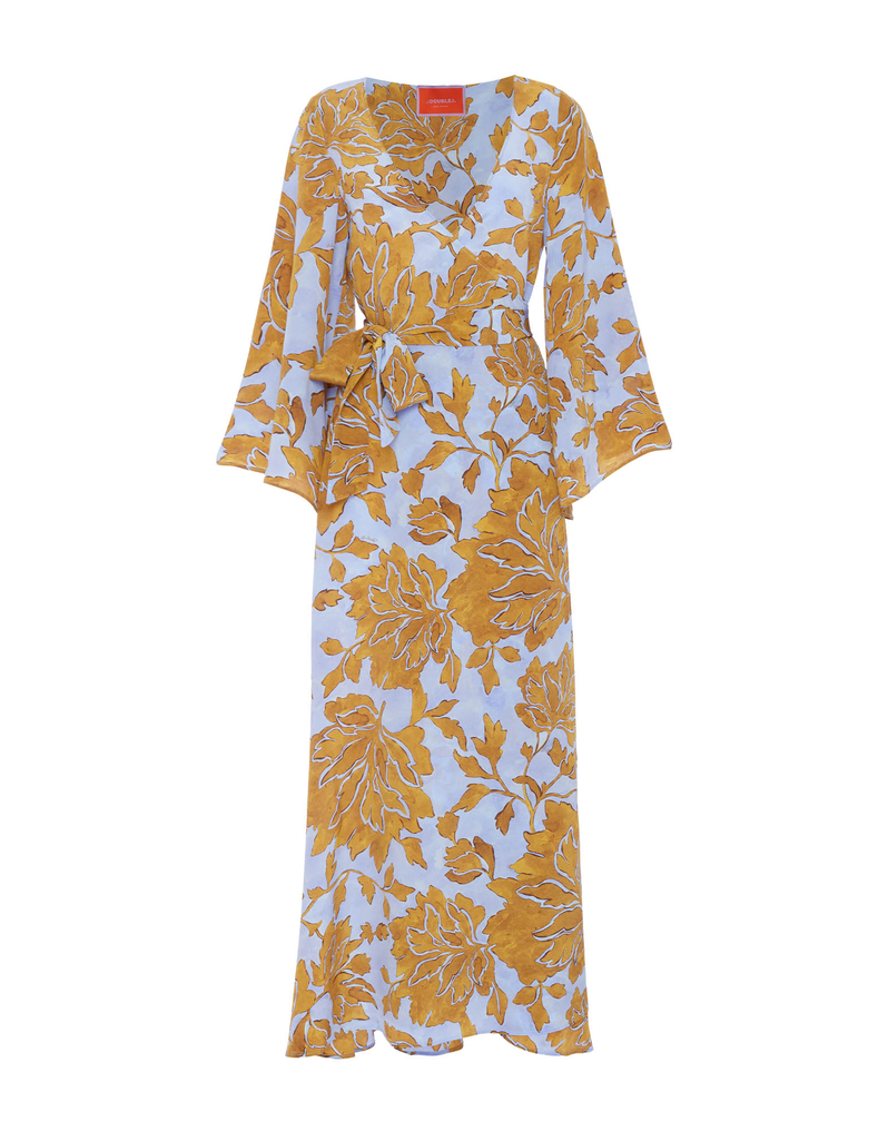 La DoubleJ The Wrap Dress La DoubleJ The Wrap Dress Tangle Light Blue DRE0748CRE001TAN01BU01