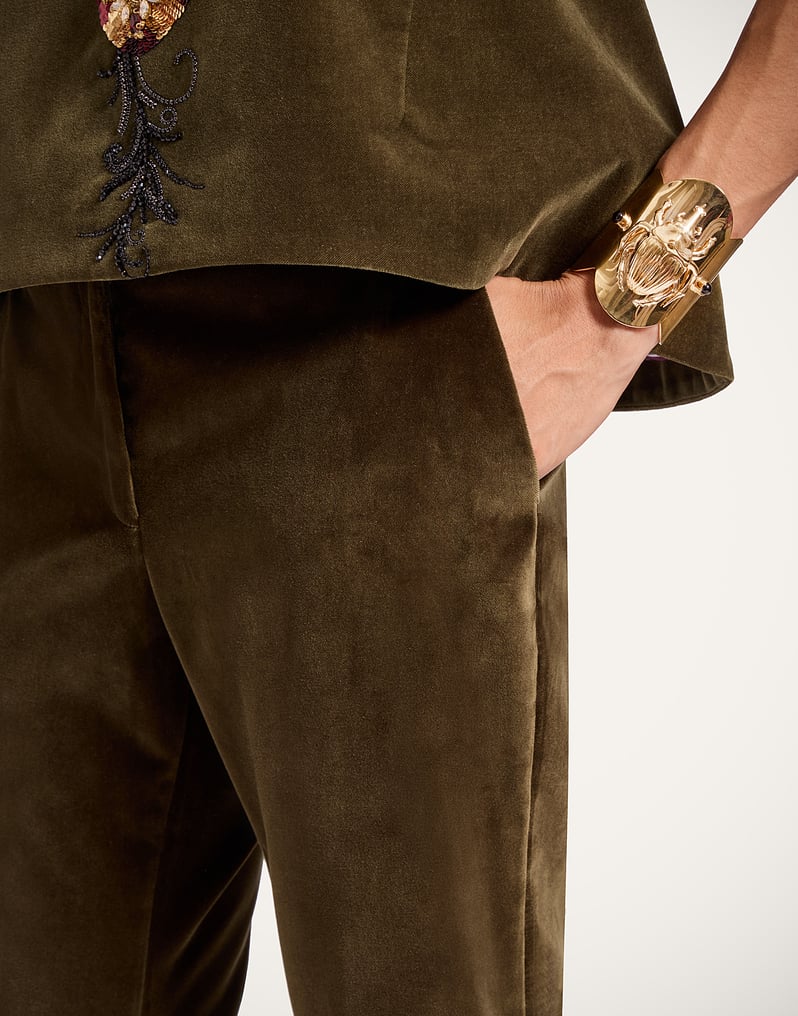 La DoubleJ 24/7 Pants La DoubleJ 24/7 Pants Solid Moss Green TRO0069VEL011SOLIDGR14