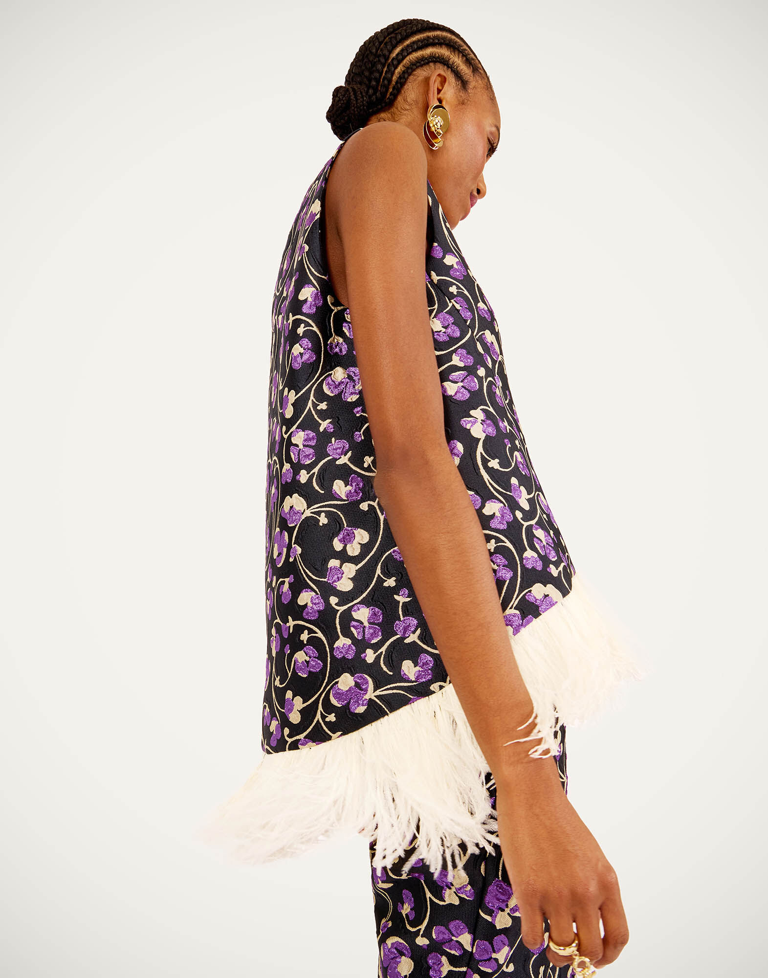 La DoubleJ La Scala Top Honeysuckle Black TOP0013JCQ128HNY02BL01