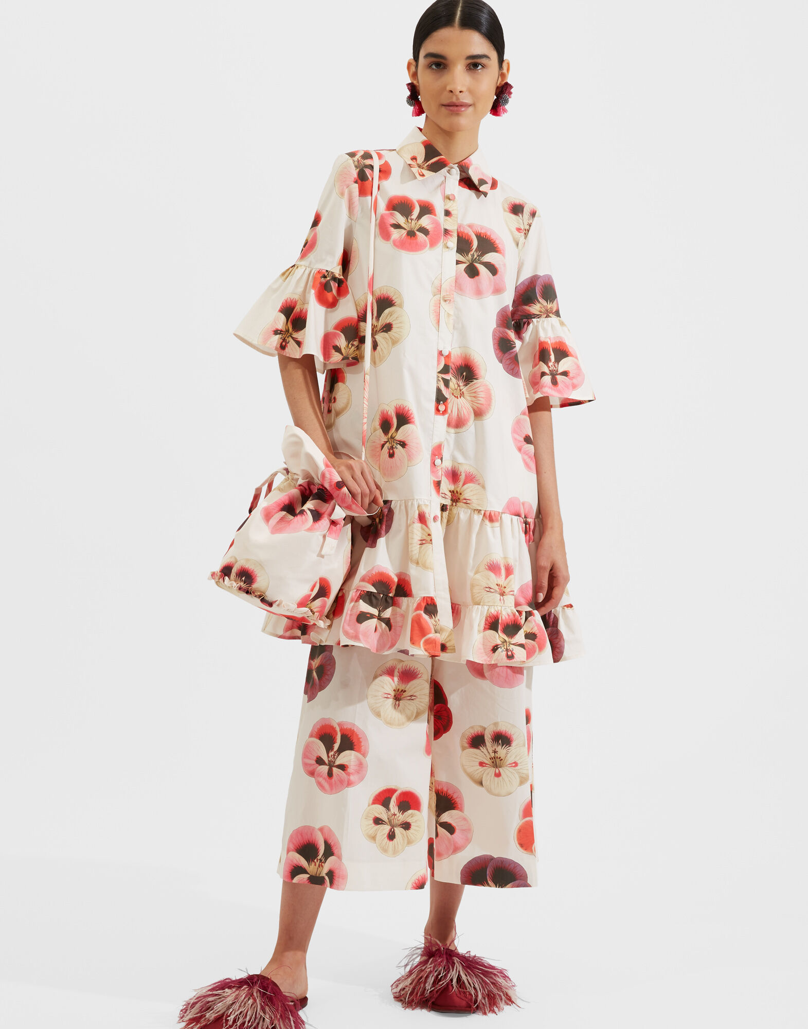 La DoubleJ Choux Dress Pansy DRE0193COT001PAN0001