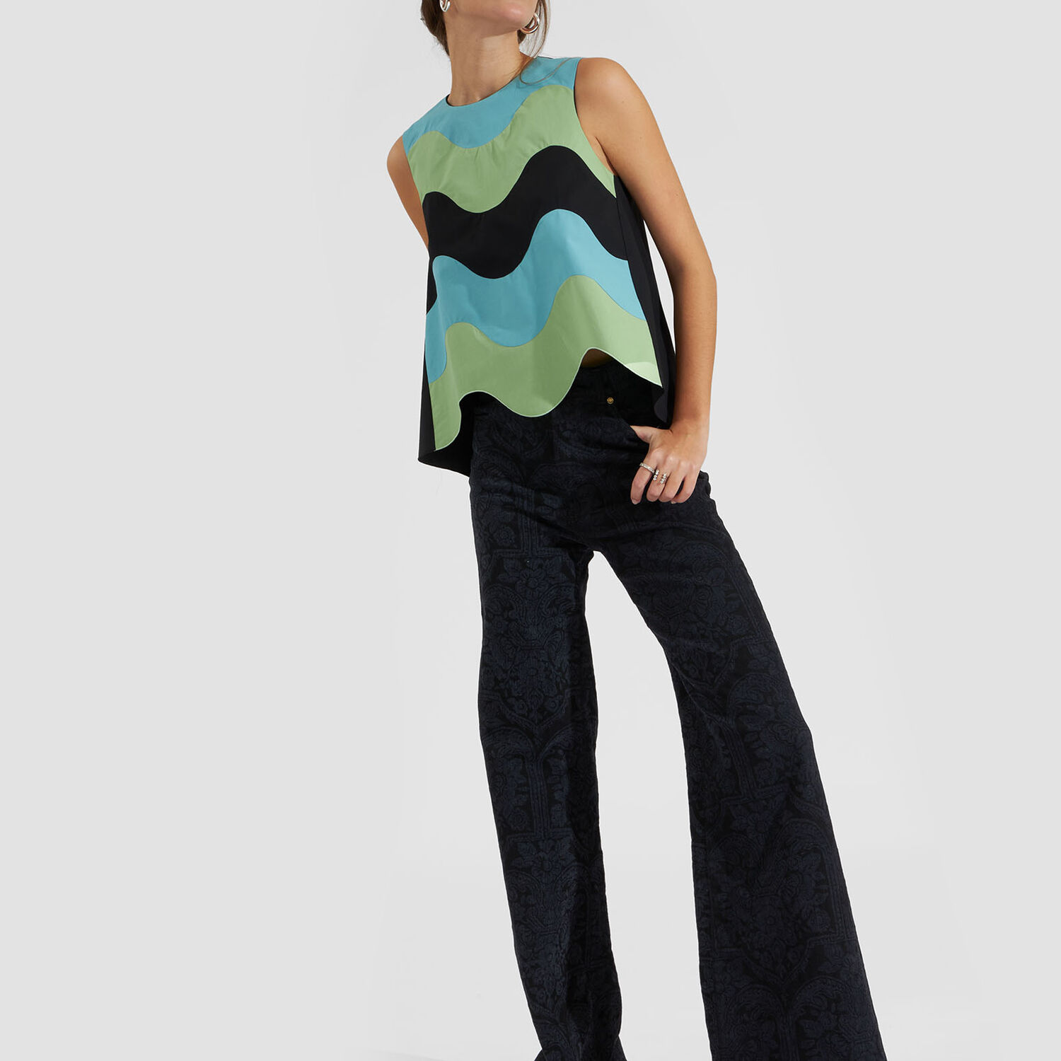 LA DOUBLEJ FLARE JEANS 