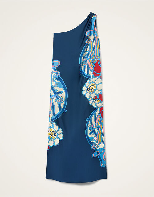 La DoubleJ Roy Dress Lemuria Placée Blue DRE0304SIL006LEM02BU03