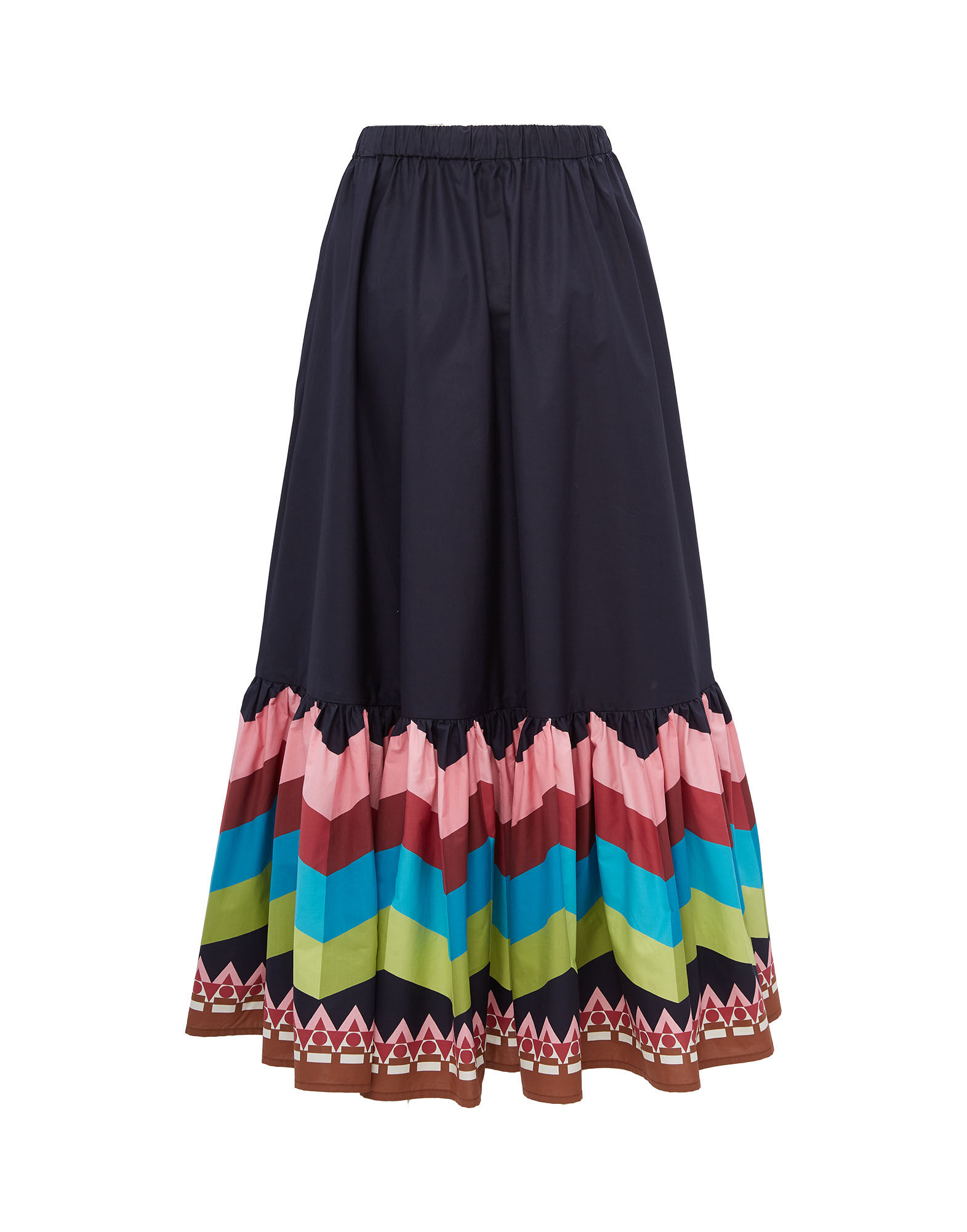 La DoubleJ Sunset Skirt Sunset Navy Plac&eacute;e SKI0056COT015SUS0003
