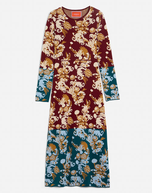 La DoubleJ Bee Dress Coven Burgundy DRE1006KNI226VA529RE07
