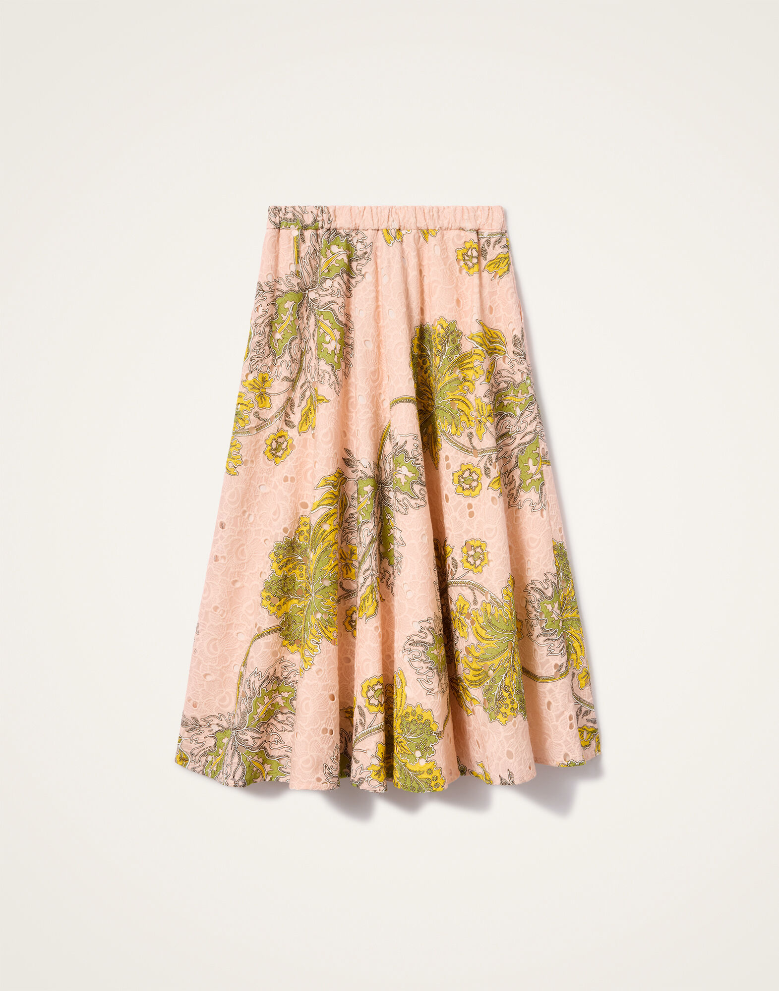 La DoubleJ Drawstring Skirt Swathe Pink SKI0098EMB031SWA01PI01