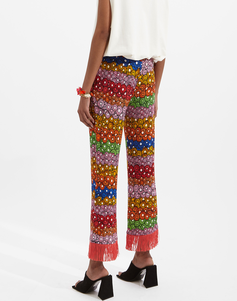 La DoubleJ Stretch Pants (With Fringes) La DoubleJ Stretch Pants (With Fringes) Pride Daisy TRO0050JER021DAY0004