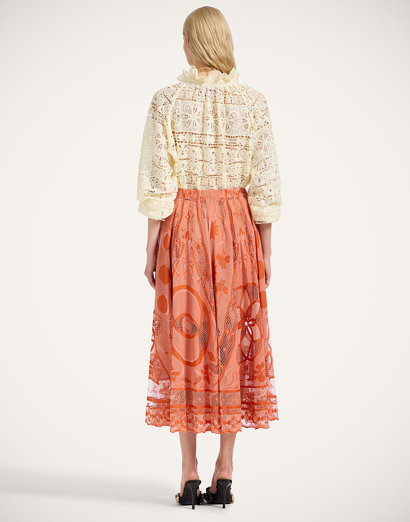 Dutchess Skirt in Starlight Dark Orange for Women | La DoubleJ