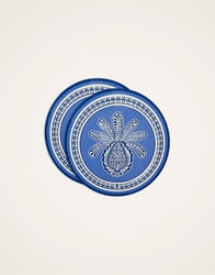 DII Collection Bicolore Dessus De Table, Coton, Stone, Placemat Set