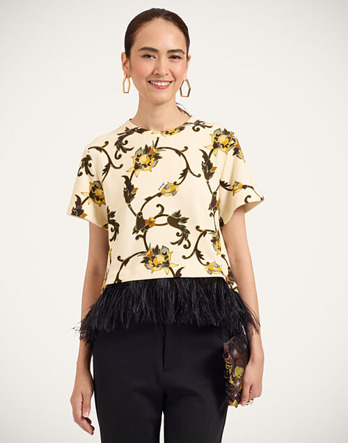 La DoubleJ La Scala Tee Buttercup White TSH0026JER039BTC01WH01