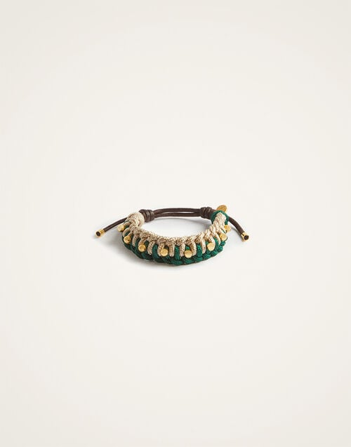 La DoubleJ Better Together Bracelet La DoubleJ Better Together Bracelet Bicolor Emerald & Ivory BAC0011ROP001VA355GR04