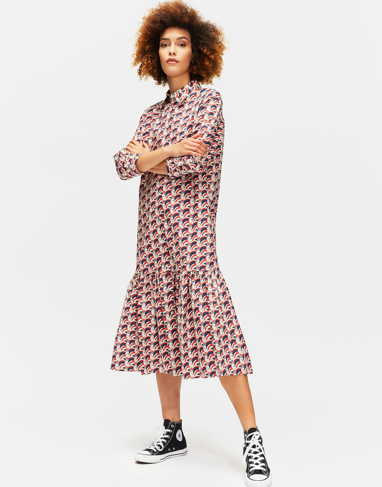 LaDoubleJ Getting my Croissant Dress Faccine DRE0028COT001FAC0001