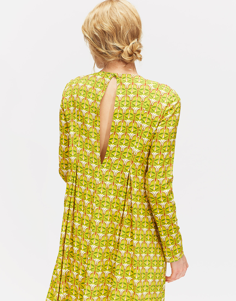 LaDoubleJ Trapezio Dress LaDoubleJ Trapezio Dress Libellule DRE0039VIS001LIB0001