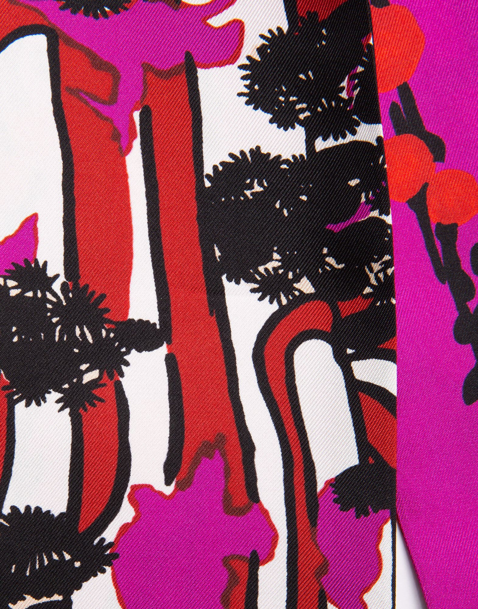 LaDoubleJ Flapper Tight Double Scarf Ant Farm /Pussy Willow Viola SCA0012SIL001VAR0017