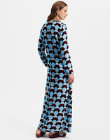 LaDoubleJ Long Sleeve Swing Dress LaDoubleJ Long Sleeve Swing Dress Sfere Azzurro DRE0184VEL004SFE0003