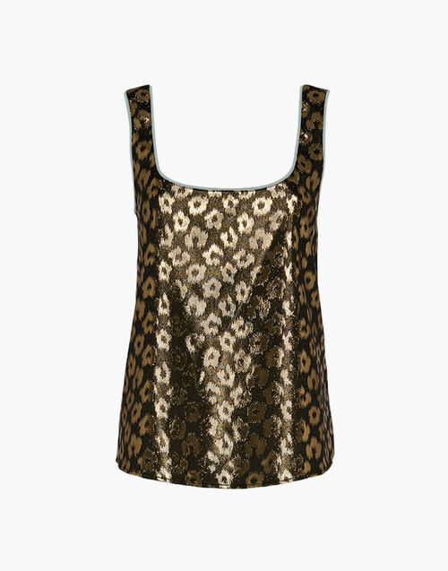 La DoubleJ Twirl Top Leopard Chine' TOP0085JAC041LEC0001