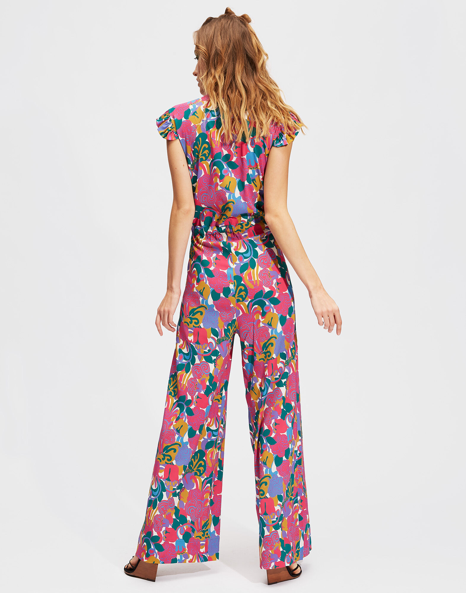 LaDoubleJ Jumpsuit Zoo Rosa DRE0036VIS001ZOO0002