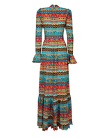 La DoubleJ Visconti Dress Giza Turquoise DRE0041CRE001GIZ01BU08