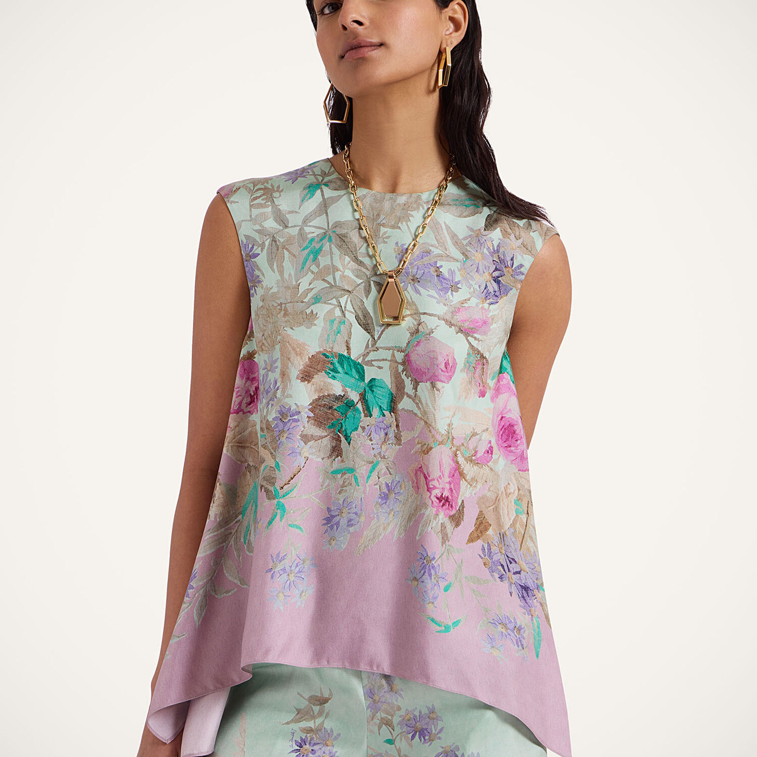Shop La Doublej San Carlo Top In Heath Placée Mint