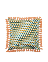 La DoubleJ Cushion With Fringes (50X50) La DoubleJ Cushion With Fringes (50X50) Cubi Verde CUS0009COT005CUB0007