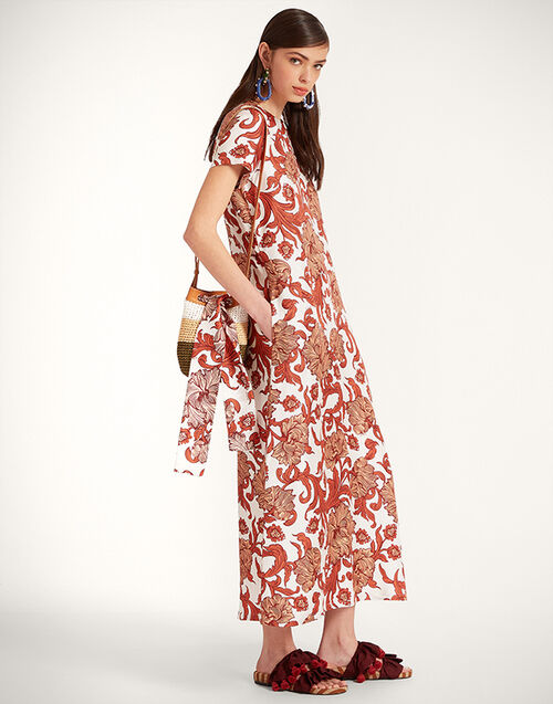 La DoubleJ Swing Dress Reef White DRE0001SIL001REE01WH01