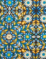 La DoubleJ Placemat Set Of 2 La DoubleJ Placemat Set Of 2 Confetti Blu TBM0001LIN001CON0002