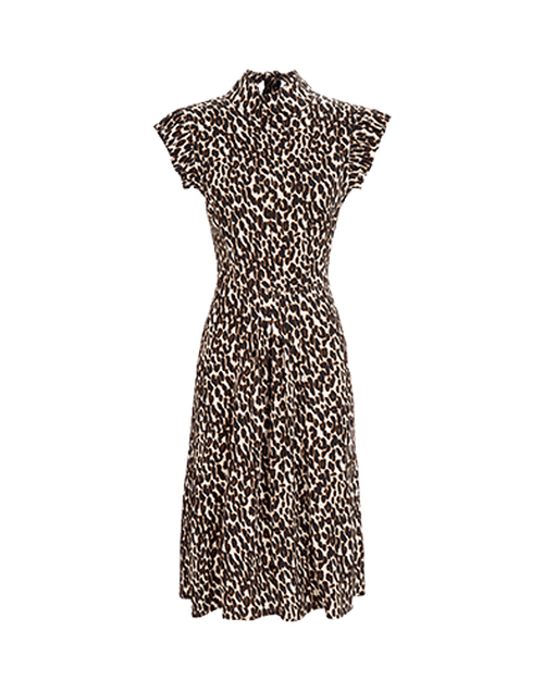 LaDoubleJ Bon Ton Dress Leopard DRE0086VIS001LEO0001