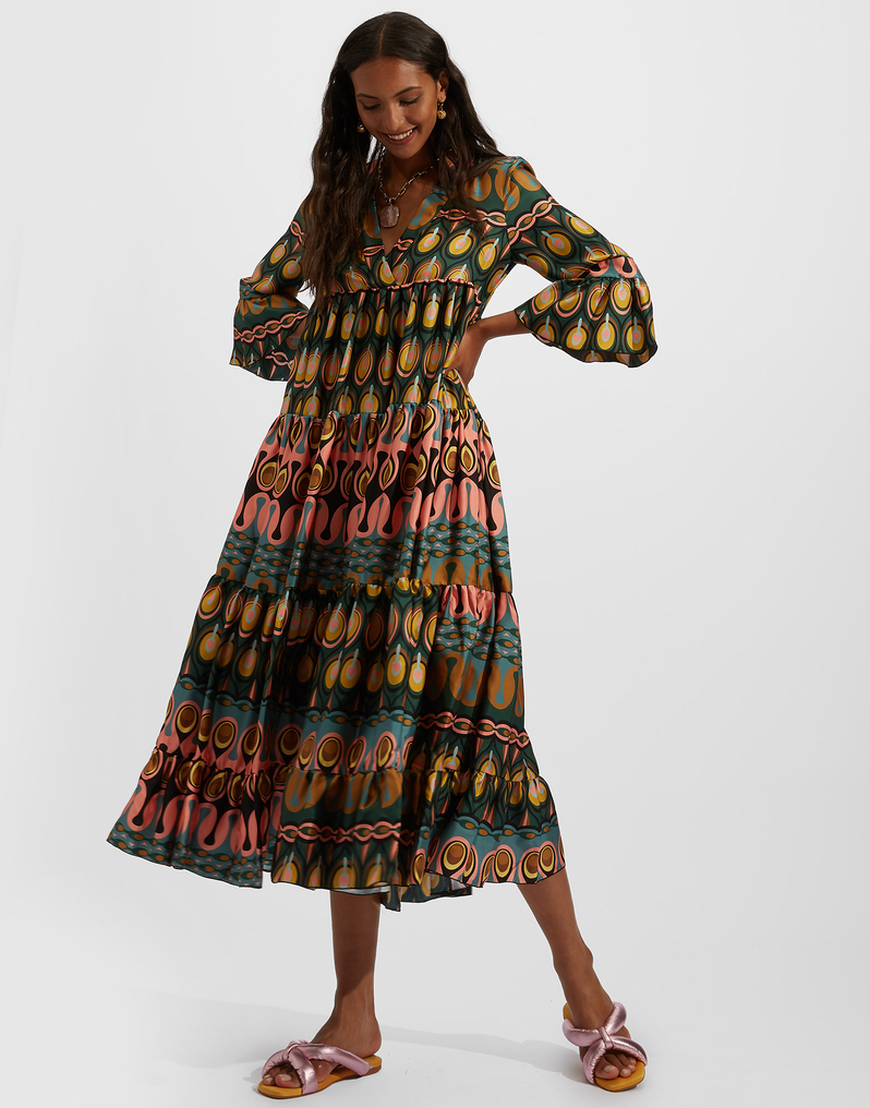 LaDoubleJ Jennifer Jane Dress LaDoubleJ Jennifer Jane Dress Rio Verde DRE0114SIL001RIO0002