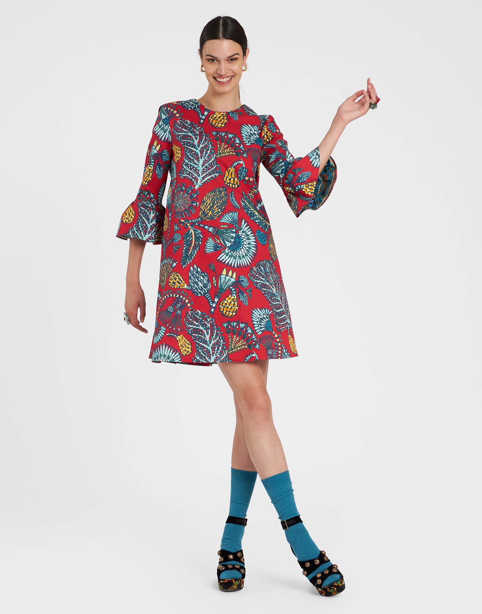 La DoubleJ 24/7 Dress Sicomore Red DRE0050COT006SIC01RE01