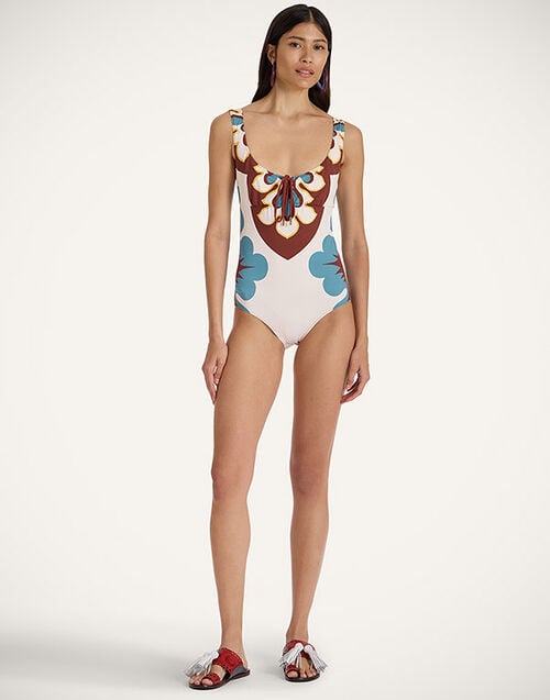 La DoubleJ Sunset Suit Sleeveless La DoubleJ Sunset Suit Sleeveless Palazzo Placée Chocolate SWI0059LYC006PAL08BR07