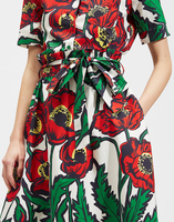 LaDoubleJ Sardegna Skirt LaDoubleJ Sardegna Skirt Big Blooms Bianco SKI0043COT001PFI0003