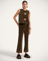 La DoubleJ 24/7 Pants La DoubleJ 24/7 Pants Solid Moss Green TRO0069VEL011SOLIDGR14