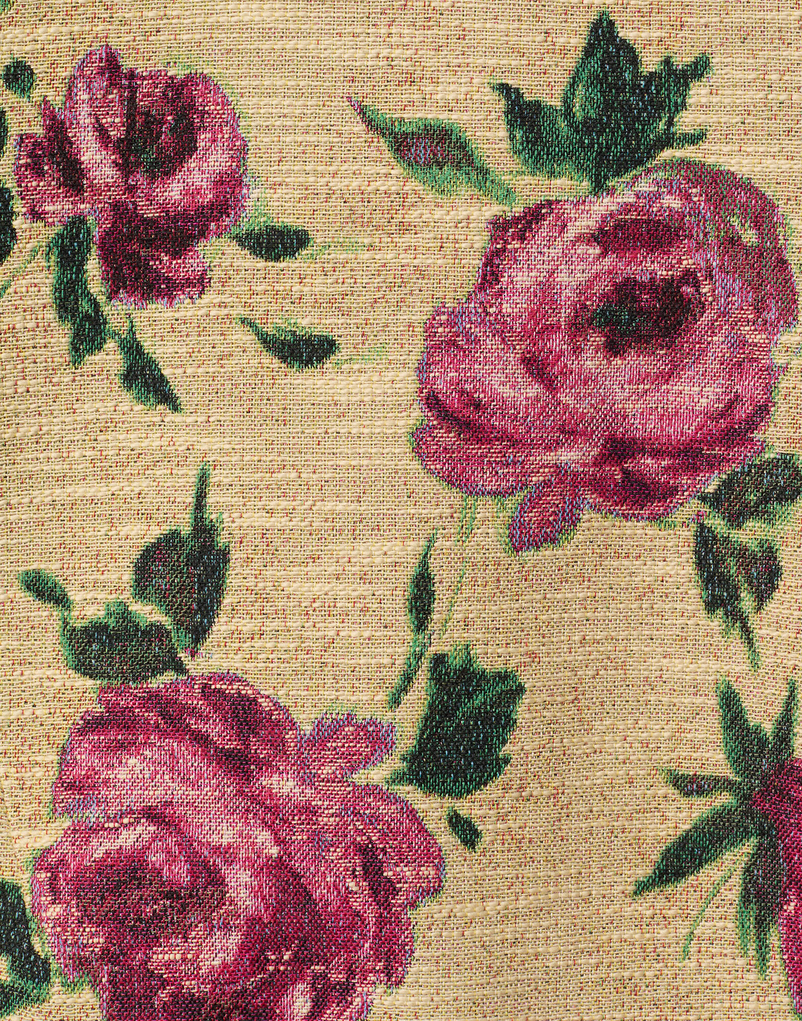 La DoubleJ La Scala Top Roses Light Beige TOP0013COT069ROS06BR01