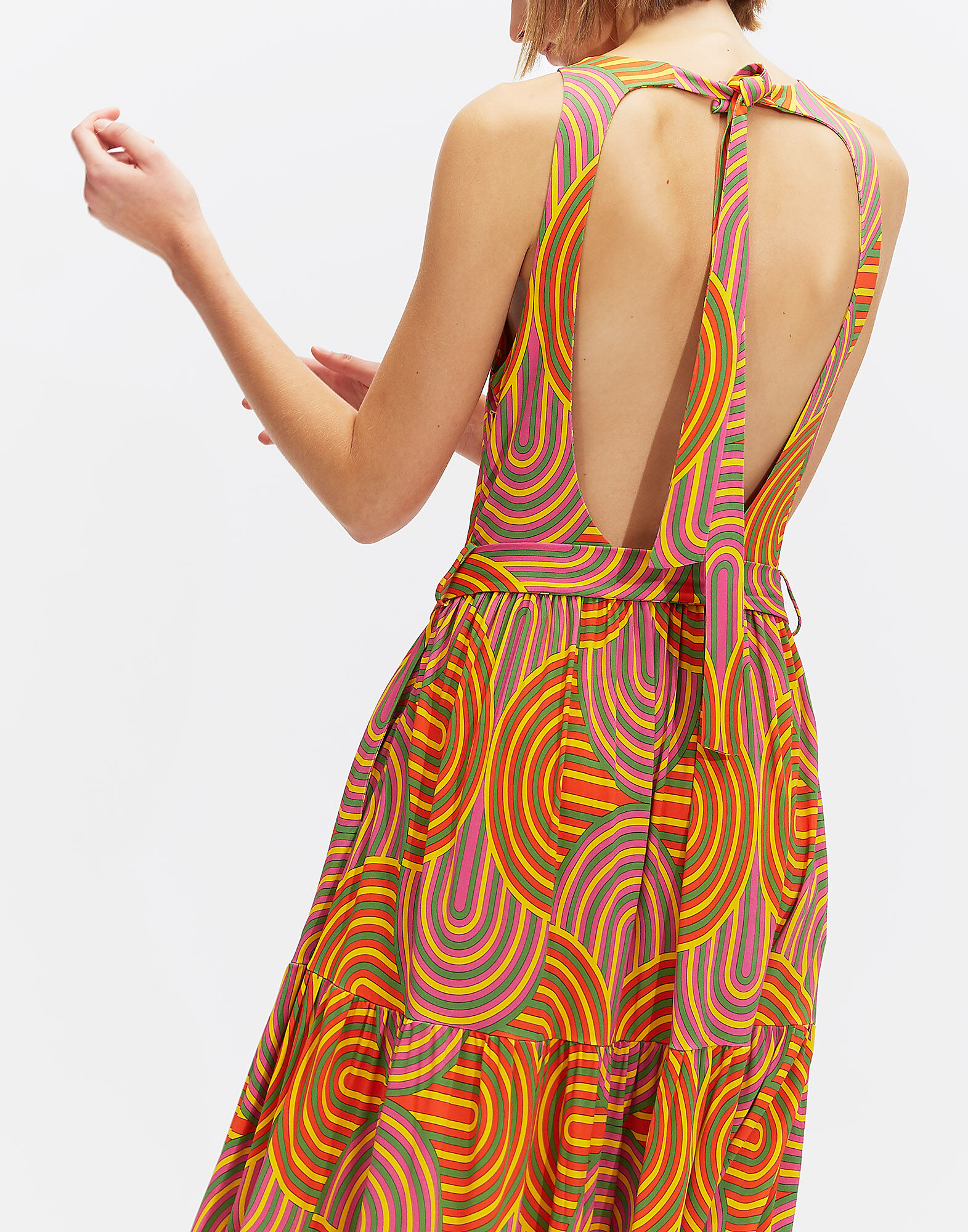 LaDoubleJ Pellicano Americano Dress Slinky Giallo DRE0056JER004SLI0003