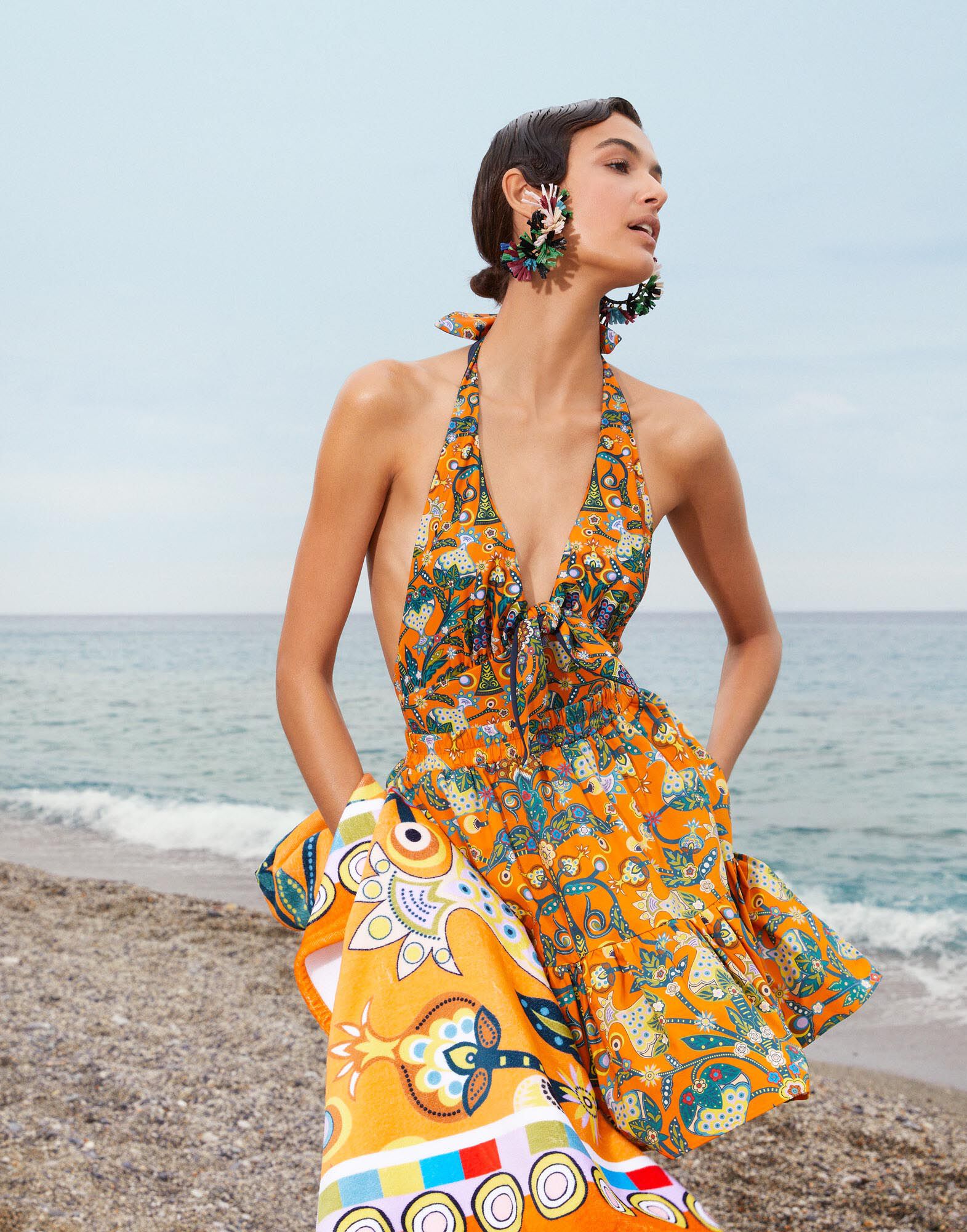 LaDoubleJ Bow Bather Tree Of Life Arancio SWI0027LYC001TFL0004