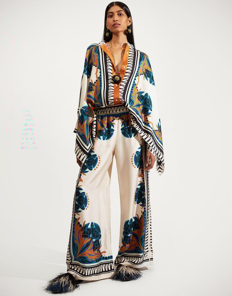 La DoubleJ Palazzo Pants La DoubleJ Palazzo Pants Florence Placée TRO0026SIL006FLO0002