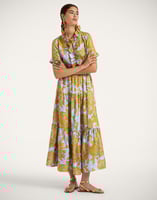 La DoubleJ Long And Sassy Dress La DoubleJ Long And Sassy Dress Tangle Light Blue DRE0017SIL001TAN01BU01