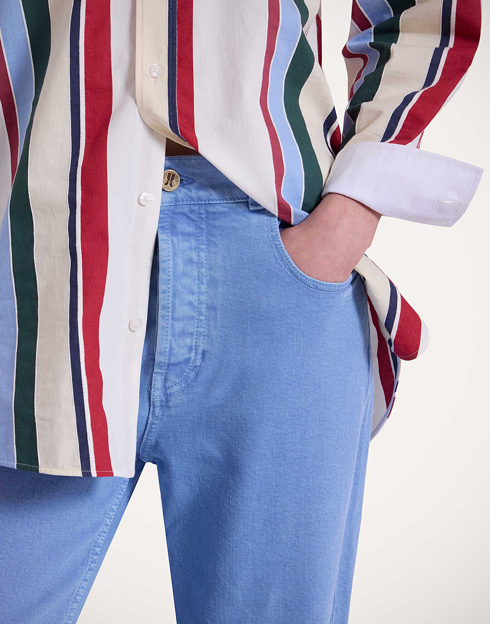 ◆BAU by Bride And You◆ ZOE Wide denim pants (Light blue) Judy Blue Jeans | Fairmont High Rise Cut Hem Wide Leg