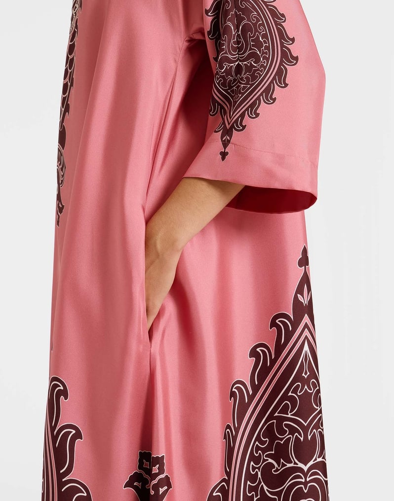 La DoubleJ Muumuu Dress La DoubleJ Muumuu Dress Oltrarno Placée Pink DRE0225SIL006OLT03PI01